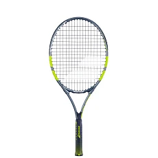 Ракетка б/т дет. BABOLAT Carlitos Jr 25 Gr00, 140524, для 8-10 лет, алюм, со струн, серо-салатовый