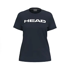 Футболка женская HEAD Club Original T-Shirt W 814845-NV-L, р.L, полиэстер, хлопок, эластан, т.синий