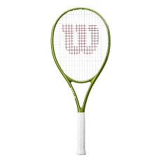 Ракетка б/т Wilson Blade Feel Team 103, WR197810U2, для любителей, алюминий, со струнами, бело-зел
