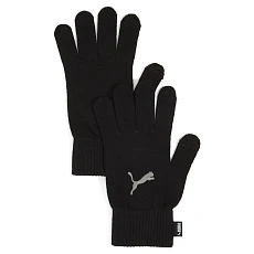 Перчатки PUMA ESS gloves, 04218501,р.M-L, вискоза, полиэстер, нейлон, эластан, акрил, мет.нить, черн
