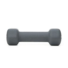 Гантель TORRES 1 кг, PL522501, металл в неопреновой оболочке, форма шестигранник, серый