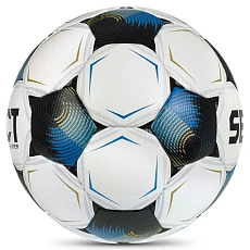 Мяч футб. SELECT Super v26, 3625571128,р.5, FIFA PRO, 32пан, ПУ-микрофибра,руч.сш, бело-сине-черный