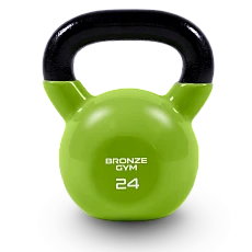 Гиря BRONZE GYM в виниловой оболочке 24 кг