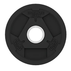 Диск олимпийский BRONZE GYM обрезиненный 2,5 кг