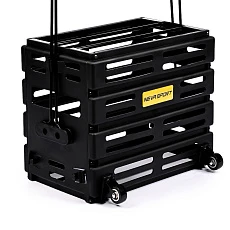 Корзина для теннисных мячей NEVA SPORT, UEA1, на 75 мячей, пластик, черный