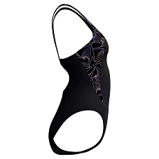 Купальник SPEEDO Hyperboom Splice Muscleback, 8-1347018692, р.30 (рос.42),полиэстер, ПБТ, чер-сирен