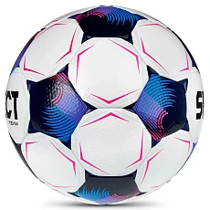 Мяч футб. SELECT Team DB V26, 0865571006, р.5, FIFA Basic, 32 пан, гл.ПУ, гибр.сш., бело-сине-роз