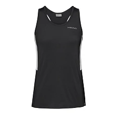 Майка женская HEAD Club Tank Top 814429-BK-XL, размер XL, черный