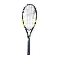 Ракетка б/т BABOLAT Evoke Tour Gr2, 121268, для любит., графит,со струнами, черно-лаймовый