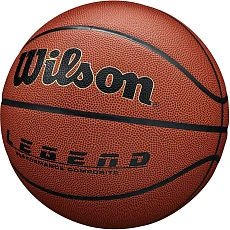 Мяч баск. WILSON Legend Comp, WTB0916XB, р.6, синт.кожа (композит), бутил. камера, коричневый