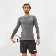 Футболка с длинным рукавом KELME Tech fit, 3891113-222-M, р.M, серый