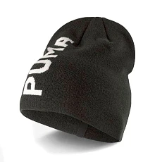 Шапка PUMA Ess Classic Cuffless Beanie, 02343301, черный