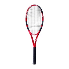 Ракетка б/т BABOLAT Evoke Team Gr2, 121269, для любит., графит,со струнами, красно-черный
