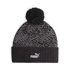 Шапка PUMA ESS Pom Beanie, 02546901, черно-белый
