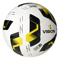Мяч футб. VISION Striker, F325034, р.4,32 пан.,гл.TPU,2подкл. слой, маш. сш., бело-черно-желт