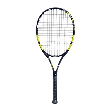Ракетка б/т BABOLAT Evoke Tour Gr2, 121268, для любит., графит,со струнами, черно-лаймовый