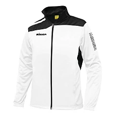 Куртка от костюма муж. MIKASA MT707-021-4XL, р.4XL, 100% полиэстер, белый