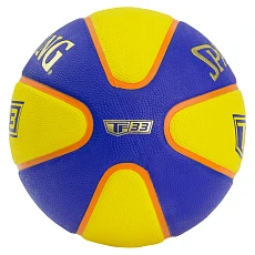 Мяч баск. SPALDING TF-33 Outdoor 3*3, 84352z, р.6, резина, желто-синий