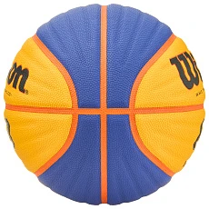 Мяч баск. WILSON FIBA3x3 Official, WTB0533XB, р.6, FIBA Appr., синт. PU, бутил. кам, желто-синий