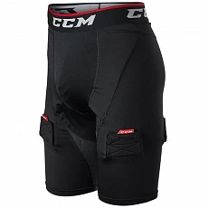 Шорты с раковиной CCM COMPRESSION WITH JOCK SHORT SR
