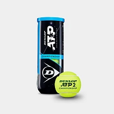 Мяч теннисный Dunlop ATP Championship 3B, 601626, уп.3ш, одобр. ITF, нат.резина,фетр.