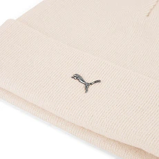 Шапка PUMA Metal Cat HighCrownBeanie, 02640404, акрил, молочный