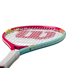Ракетка б/т дет. Wilson Intrigue Jr 21, WR180510U, для дет.5-6лет, алюминий,со струн.,розово-бирюзов