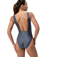 Купальник SPEEDO Logo Square Back Swimsuit, 8-00521216038, р.30 (рос.42), cеро-бирюзовый