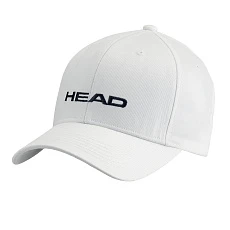 Бейсболка спорт. HEAD Promotion Cap, 287299-WH, полиэстер, хлопок. белый