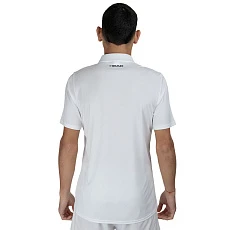 Поло мужское HEAD Club 25 Tech Polo Shirt M 811715-WH-2XL, р.2XL, полиэстер, белый