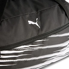 Сумка спортивная PUMA Attacanto Sports Bag M, 09163001, полиэстер, черно-белый