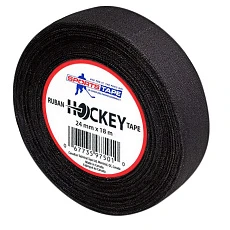 Лента хоккейная для крюка SportsTape, 6950012418-BK, 24мм*18м, черный