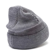 Шапка PUMA Ribbed Classic Beanie, 02170905, 100% акрил, серый