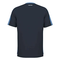 Футболка мужская HEAD Slice T-Shirt Men 811554-NV-M, размер M, темно-синяя