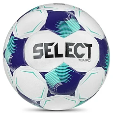 Мяч футб. SELECT Tempo TB V26, 0574071003, р.4, FIFA Basic, 32пан, ПУ, термосш, бело-сине-бирюзовый