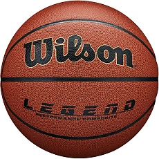 Мяч баск. WILSON Legend Comp, WTB0916XB, р.6, синт.кожа (композит), бутил. камера, коричневый