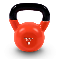 Гиря BRONZE GYM в виниловой оболочке 16 кг
