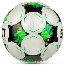 Мяч футзал. SELECT Futsal Mimas V26, 1053471006, р.4,FIFA Basic, 32п, ПУ, руч.сш, бело-зелено-черн.