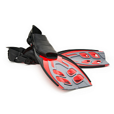 Ласты для плавания SALVAS Tonic Dive, BA190LXR1STS, размер L/XL, красные