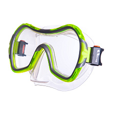 Маска для плавания SALVAS Viva Sr Mask CA535S1GYSTH, размер взрослый, желтая