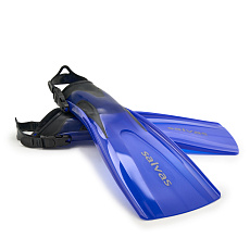 Ласты для плавания SALVAS Hazard Plus Fin BA160LXBBSTS, размер L/XL, синие