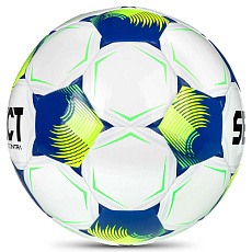 Мяч футб. SELECT Contra DB V26, 0853171012, р.3, 32 пан, ПУ, гибрид.сш,бело-желто-синий