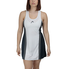 Платье HEAD Club 25 Dress W 814745-NVWH-XL, р.XL, 85% полиэстер 15% эластан, белый