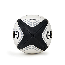 Мяч для регби GILBERT G-TR4000, 42097704, р.4, резина, ручная сшивка, бело-черно-серый