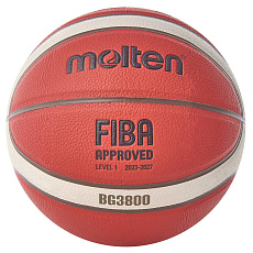 Мяч баск. MOLTEN B5G3800 р.5, FIBA Appr, синт.комп.кожа (ПУ),12 пан,бут.кам,нейл.корд,кор-беж-чер