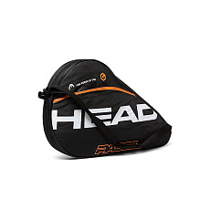 Сумка-чехол HEAD Paddle CCT Full Size Coverbag, 288075, 50*30*3,5см, полиэстер, черно-оранжевый