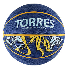 Мяч баскетбольный сувенирный TORRES Jam B00041, размер 1