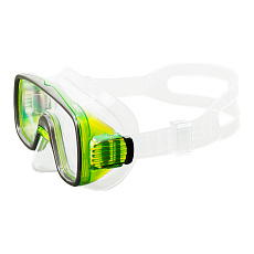 Маска для плавания SALVAS Geo Md Mask CA140S1GYSTH, размер Medium, желтая