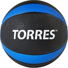 Медбол TORRES AL00223, 3кг., черно-синий