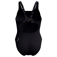 Купальник SPEEDO Hyperboom Splice Muscleback, 8-1347018692, р.38 (рос.50), полиэстер, ПБТ, чер-сирен